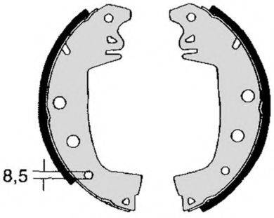 BREMBO S68503 Комплект гальмівних колодок