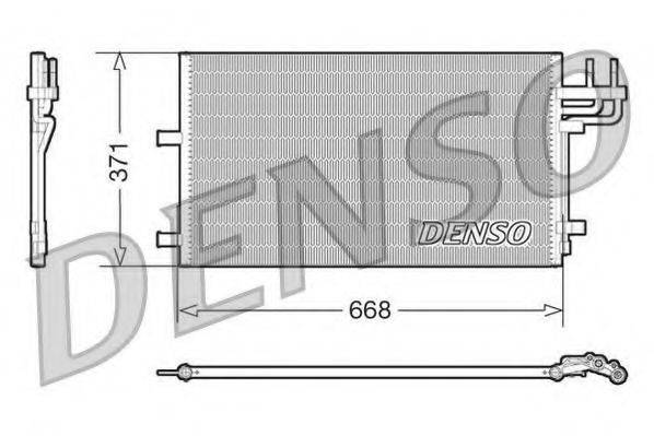 DENSO DCN10007 Конденсатор, кондиціонер