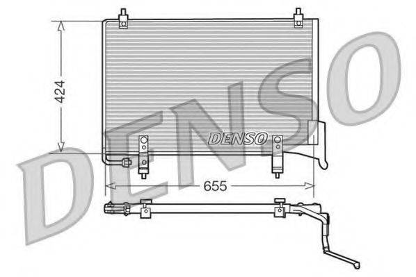 DENSO DCN11004 Конденсатор, кондиціонер