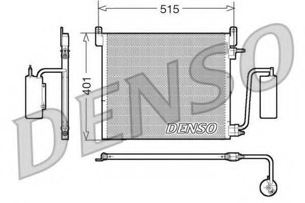 DENSO DCN20033 Конденсатор, кондиціонер