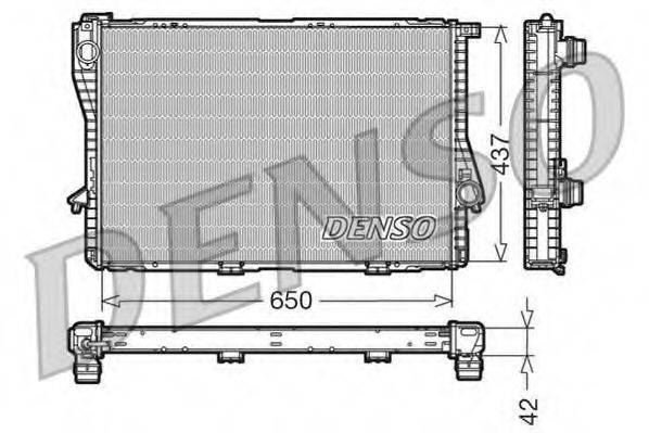 DENSO DRM05047 Радіатор, охолодження двигуна