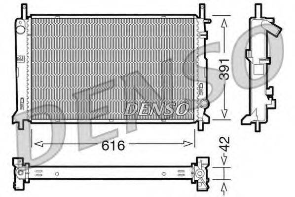 DENSO DRM10071 Радіатор, охолодження двигуна