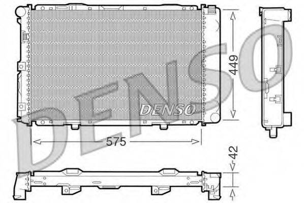 DENSO DRM17065 Радіатор, охолодження двигуна