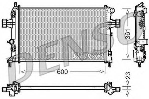 DENSO DRM20086 Радіатор, охолодження двигуна