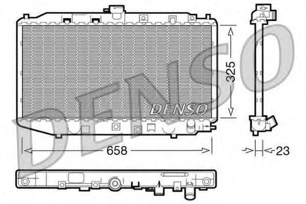 DENSO DRM40002 Радіатор, охолодження двигуна