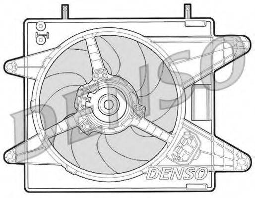 DENSO DER09001 Вентилятор, охолодження двигуна