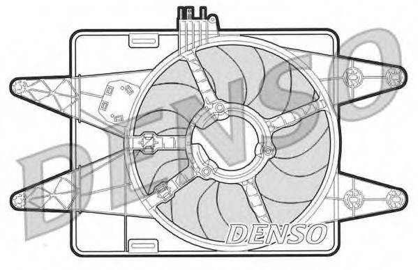 DENSO DER09023 Вентилятор, охолодження двигуна