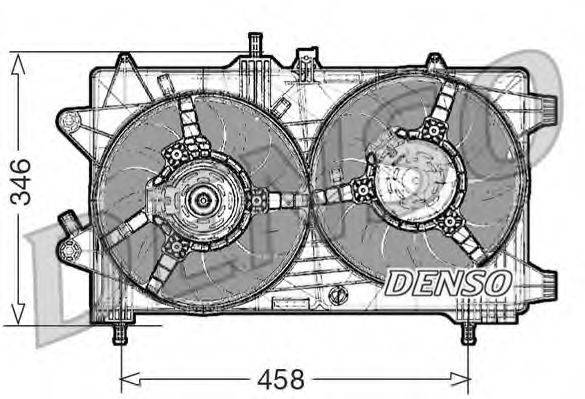 DENSO DER09044 Вентилятор, охолодження двигуна