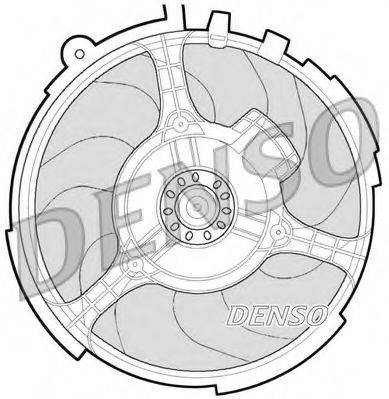 DENSO DER09060 Вентилятор, охолодження двигуна