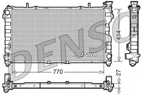 DENSO DRM06011 Радіатор, охолодження двигуна