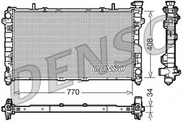 DENSO DRM06012 Радіатор, охолодження двигуна