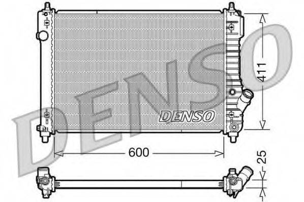 DENSO DRM15004 Радіатор, охолодження двигуна