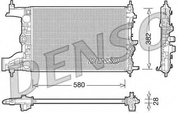 DENSO DRM20096 Радіатор, охолодження двигуна