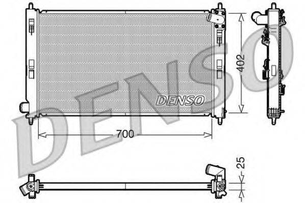 DENSO DRM45032 Радіатор, охолодження двигуна