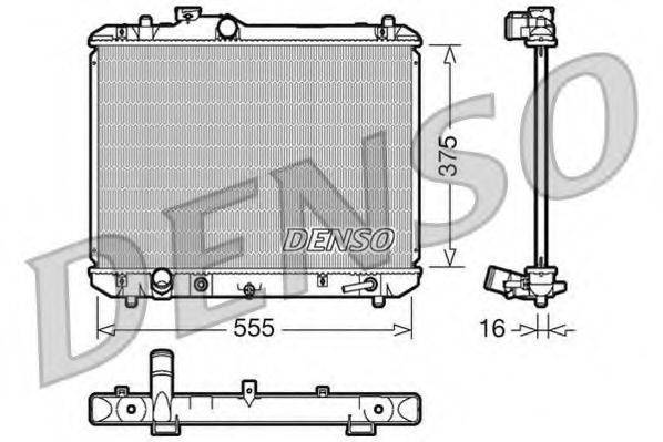 DENSO DRM47007 Радіатор, охолодження двигуна