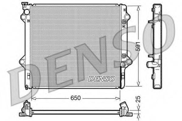 DENSO DRM50046 Радіатор, охолодження двигуна