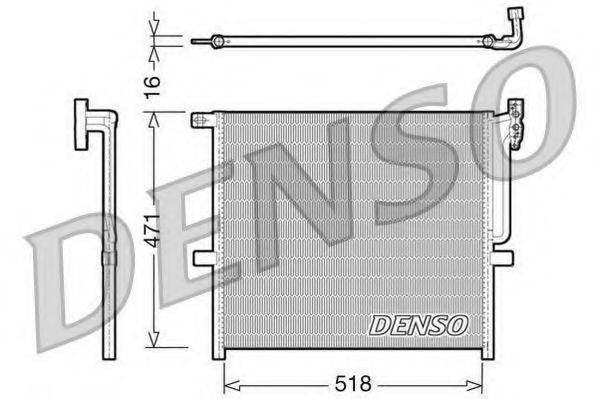 DENSO DCN05001 Конденсатор, кондиціонер