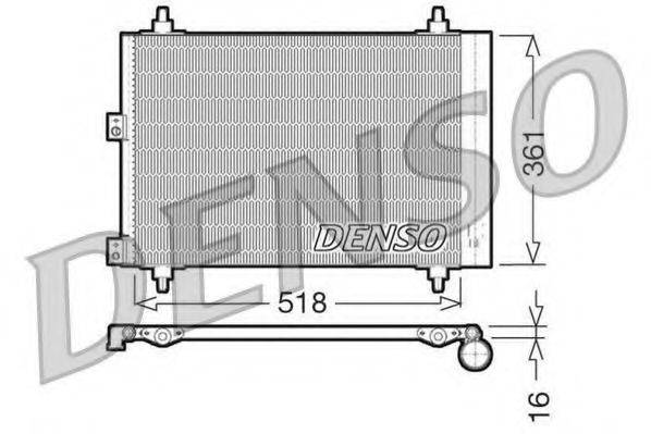 DENSO DCN07006 Конденсатор, кондиціонер