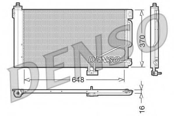 DENSO DCN17021 Конденсатор, кондиціонер