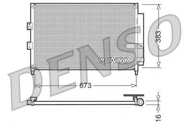 DENSO DCN40003 Конденсатор, кондиціонер