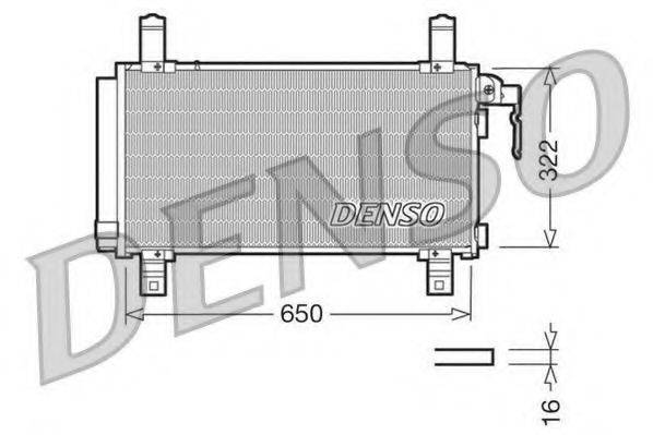 DENSO DCN44006 Конденсатор, кондиціонер