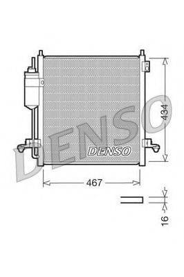 DENSO DCN45001 Конденсатор, кондиціонер