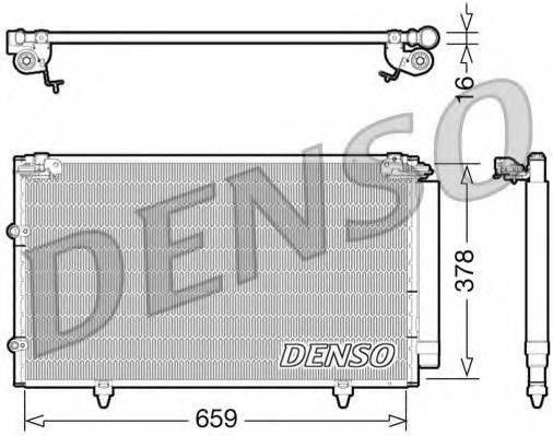 DENSO DCN51003 Конденсатор, кондиціонер