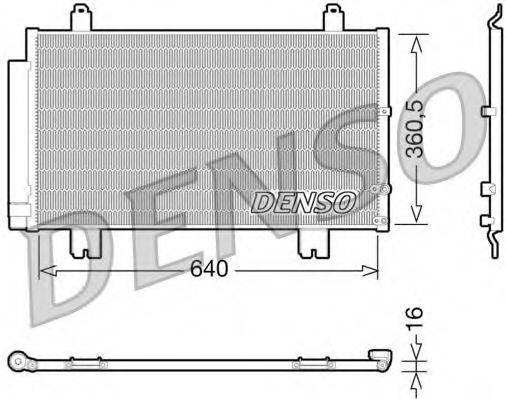 DENSO DCN51005 Конденсатор, кондиціонер