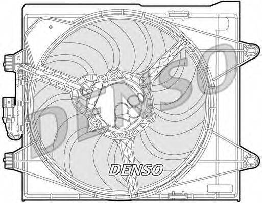 DENSO DER09052 Вентилятор, охолодження двигуна