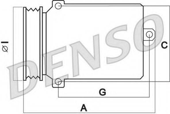 DENSO DCP02090 Компресор, кондиціонер