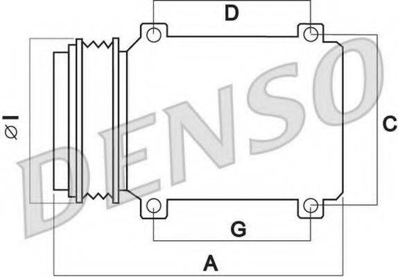 DENSO DCP05003 Компресор, кондиціонер