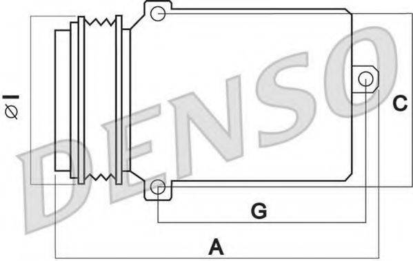 DENSO DCP05018 Компресор, кондиціонер