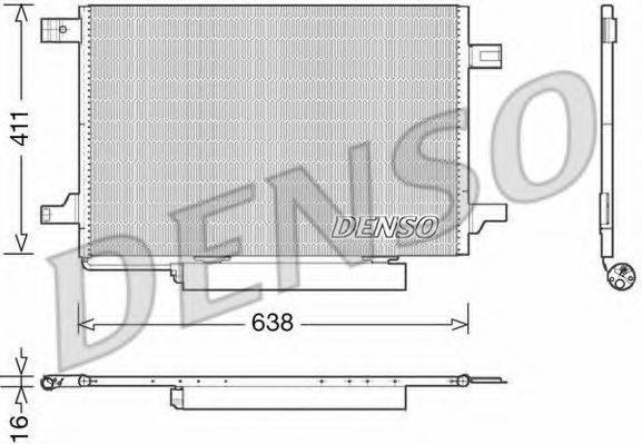 DENSO DCN17004 Конденсатор, кондиціонер