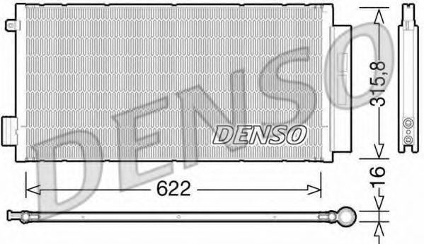 DENSO DCN09044 Конденсатор, кондиціонер