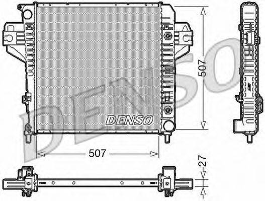 DENSO DRM06033 Радіатор, охолодження двигуна