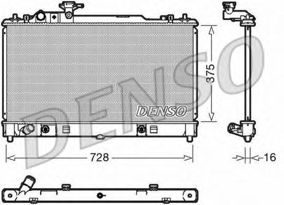 DENSO DRM44029 Радіатор, охолодження двигуна