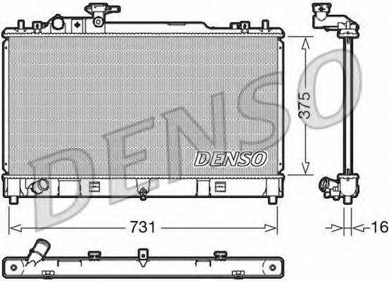 DENSO DRM44036 Радіатор, охолодження двигуна