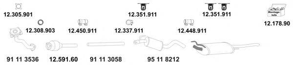 EBERSPACHER 12423 Система випуску ОГ