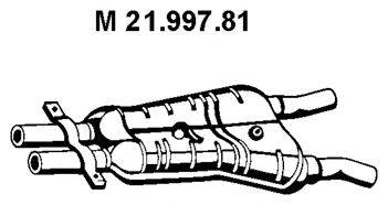 EBERSPACHER 2199781 Середній глушник вихлопних газів