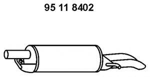 EBERSPACHER 95118402 Глушник вихлопних газів кінцевий