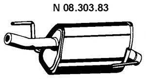 EBERSPACHER 0830383 Глушник вихлопних газів кінцевий