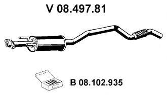 EBERSPACHER 0849781 Передглушувач вихлопних газів