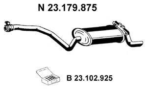 EBERSPACHER 23179875 Глушник вихлопних газів кінцевий