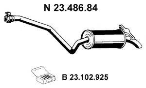 EBERSPACHER 2348684 Глушник вихлопних газів кінцевий