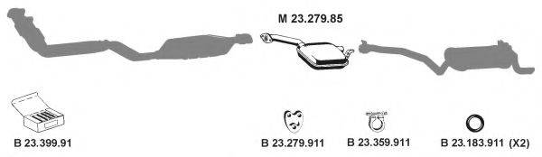 EBERSPACHER 232010 Система випуску ОГ