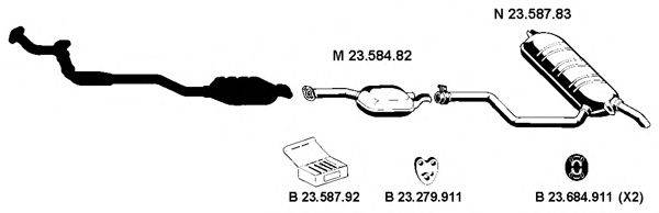 EBERSPACHER 232071 Система випуску ОГ