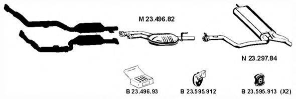 EBERSPACHER 232202 Система випуску ОГ