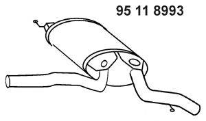 EBERSPACHER 95118993 Глушник вихлопних газів кінцевий