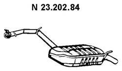 EBERSPACHER 2320284 Глушник вихлопних газів кінцевий