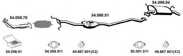 EBERSPACHER 542010 Система випуску ОГ